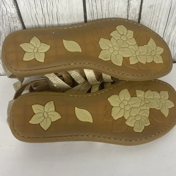 Born Gladiator Leather Sandals Sz 8 - Picture 4 of 5